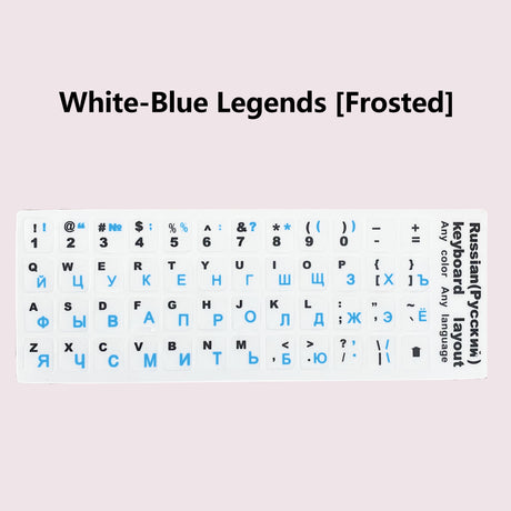 YUNZII Keyboard Letter Stickers - Russian