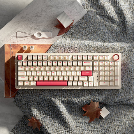 YUNZII x JAMESDONKEY RS2 Wireless Gasket Mechanical Keyboard - Rosy