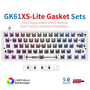 YUNZII GK84 Lite-Gasket Keyboard Kit With ABS Keyboard Case