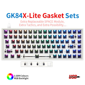 YUNZII GK96 Lite-Gasket Keyboard Kit With ABS Keyboard Case