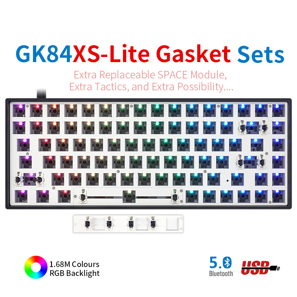 YUNZII GK61 Lite-Gasket Keyboard Kit With ABS Keyboard Case