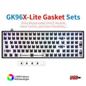 YUNZII GK68 Lite-Gasket Keyboard Kit With ABS Keyboard Case