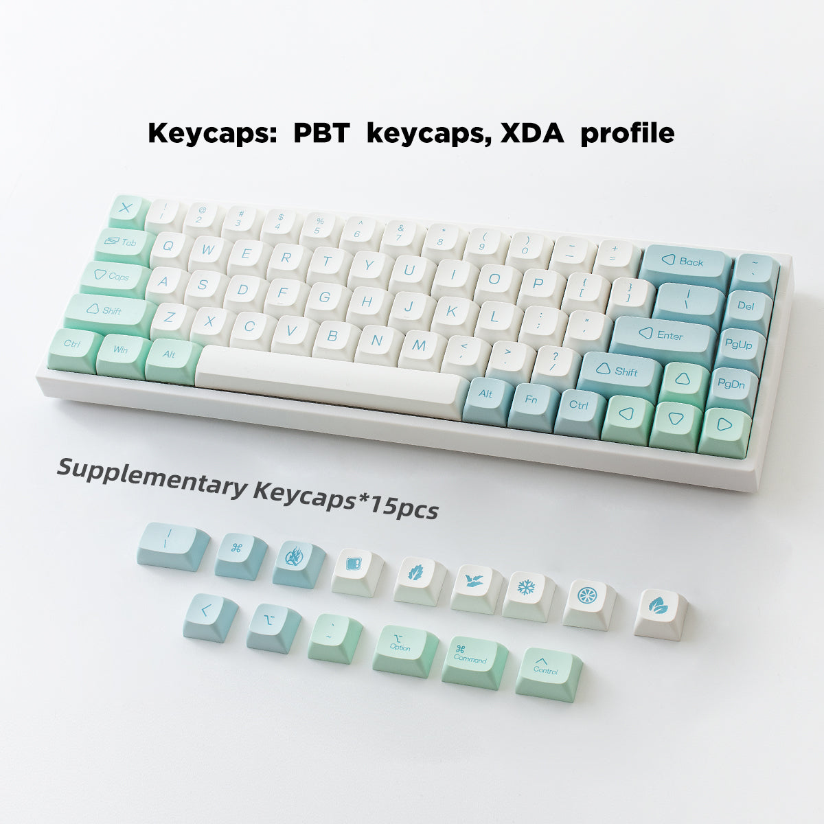 YUNZII YZ68 Mint Wireless Hot Swappable Mechanical Keyboard