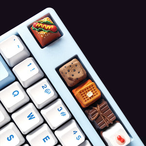 YUNZII Handmade Food Keycaps