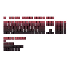 YUNZII Double Shot Gradient Keycap Set (127 Keys)- Coffee Brown