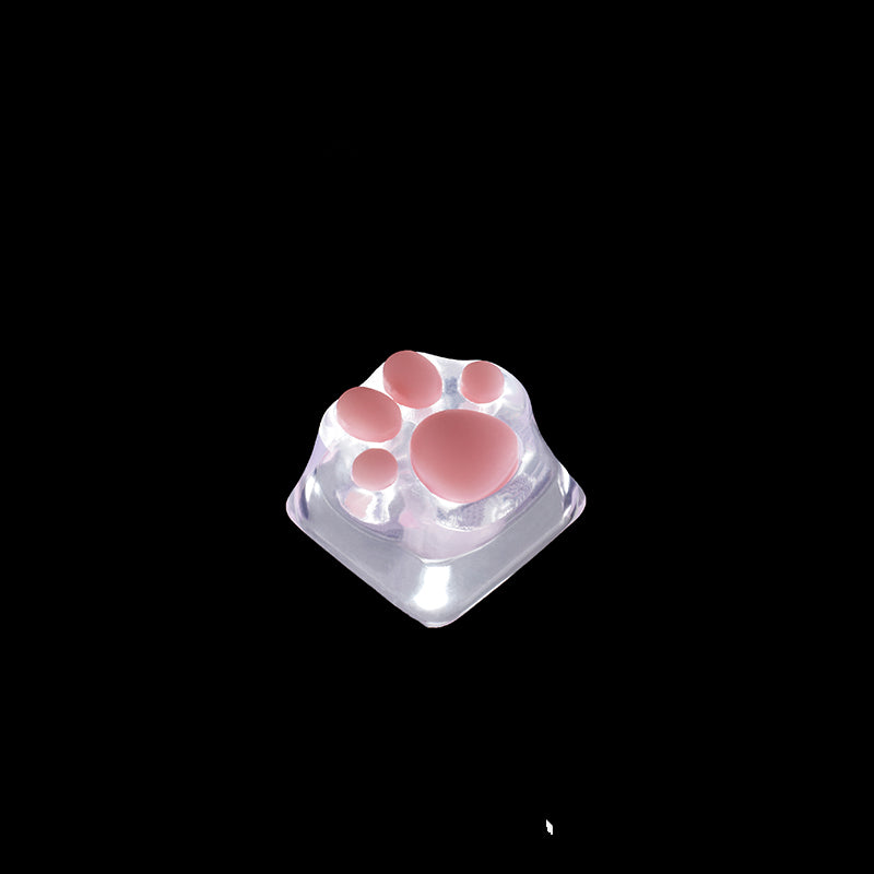 YUNZII ZOMO SHINE THROUGH KITTY PAW ARTISAN KEYCAP