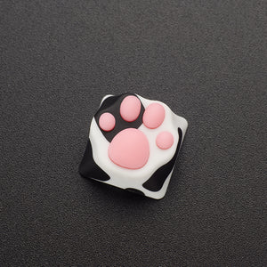 YUNZII ZOMO MULTI-COLOR SILICONE KITTY PAW ARTISAN KEYCAP