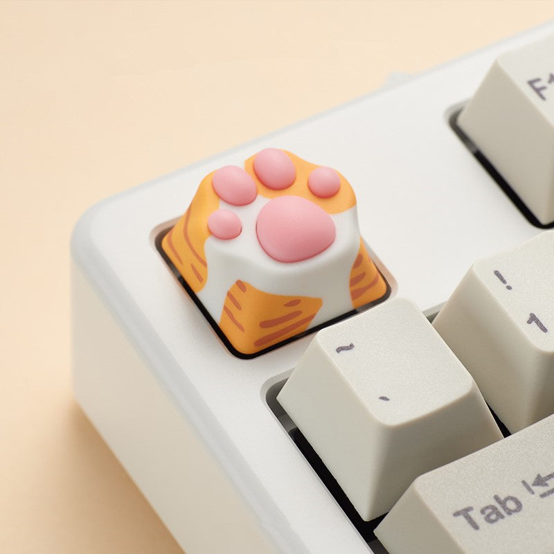 YUNZII ZOMO MULTI-COLOR SILICONE KITTY PAW ARTISAN KEYCAP