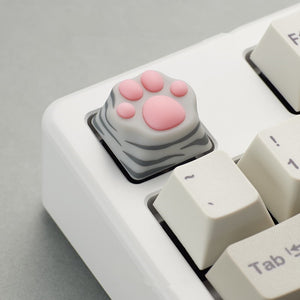 YUNZII ZOMO MULTI-COLOR SILICONE KITTY PAW ARTISAN KEYCAP