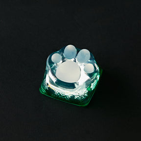 YUNZII ZOMO SHINE THROUGH KITTY PAW ARTISAN KEYCAP