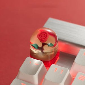 YUNZII ZOMO LA Rose Artisan Keycap