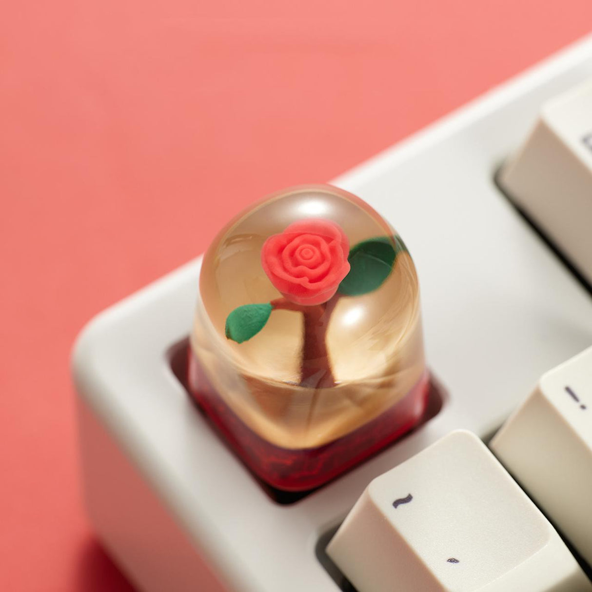 YUNZII ZOMO LA Rose Artisan Keycap