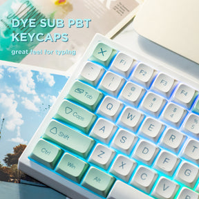 YUNZII YZ84 Wireless Mechanical Keyboard - Mint