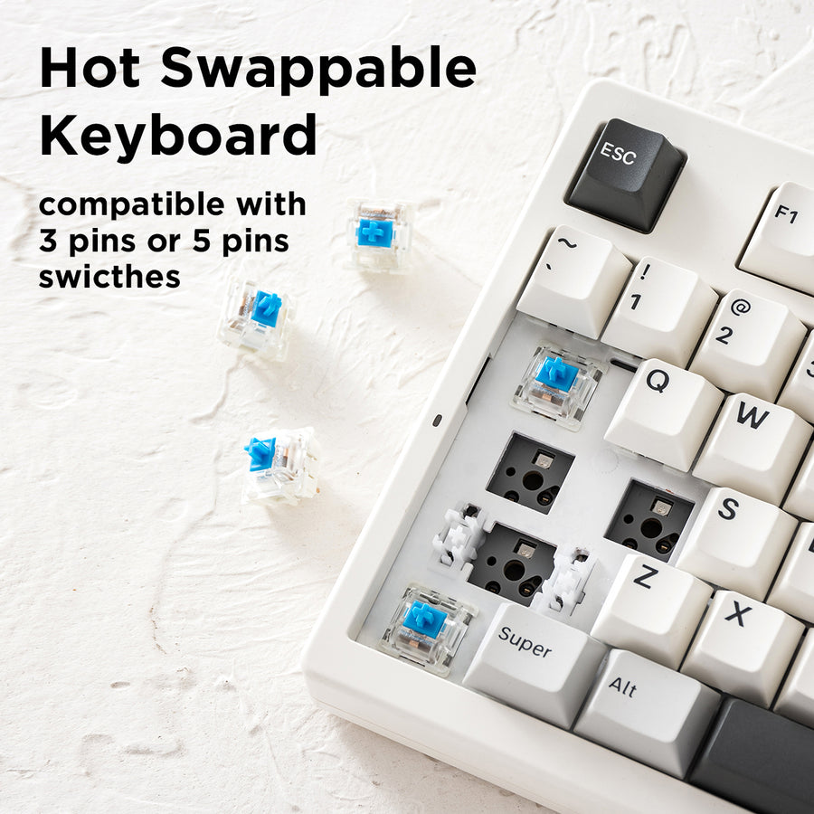 YUNZII Keynovo IF98 HotSwappable Gasket Mounted Mechanical Keyboard