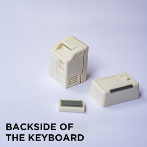 Vintage Computer Artisan Keycap with Interchangeable Displays