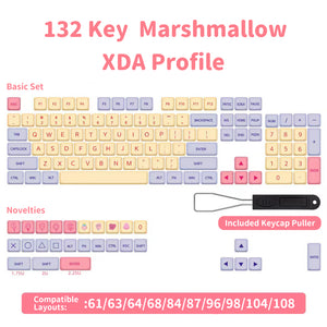 YUNZII Marshmallow Keycap Set XDA