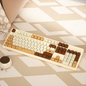 YUNZII Coffee Cat Keycap Set