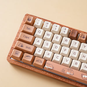 YUNZII SKYLOONG GK61 / GK68 Lite-Gasket Keyboard Kit With Wooden Keyboard Case