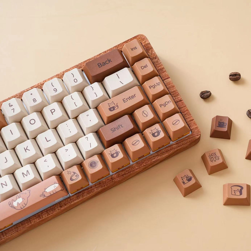 YUNZII SKYLOONG GK61 / GK68 LiteGasket Keyboard Kit With Wooden Keybo