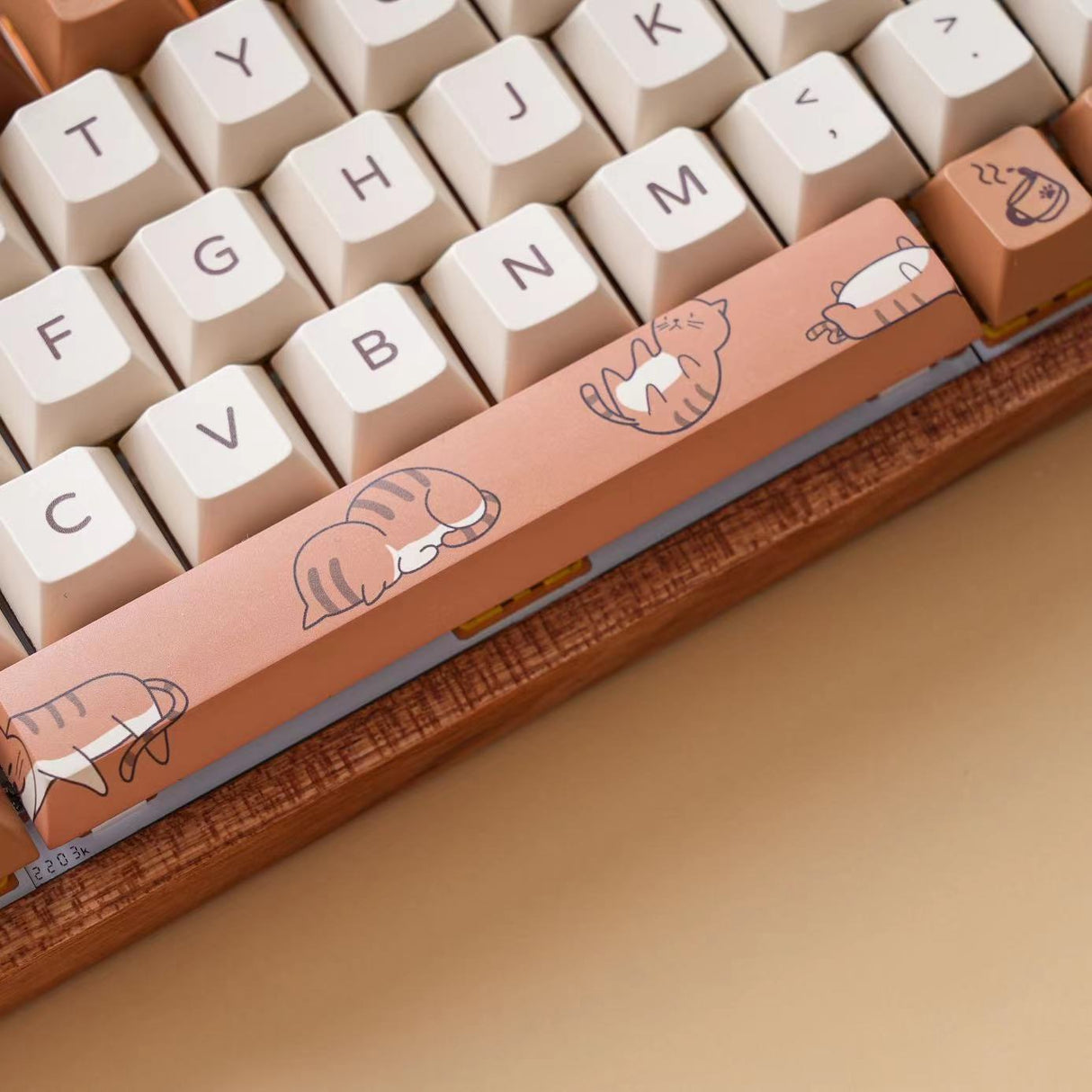 YUNZII SKYLOONG GK61 / GK68 Lite-Gasket Keyboard Kit With Wooden Keyboard Case