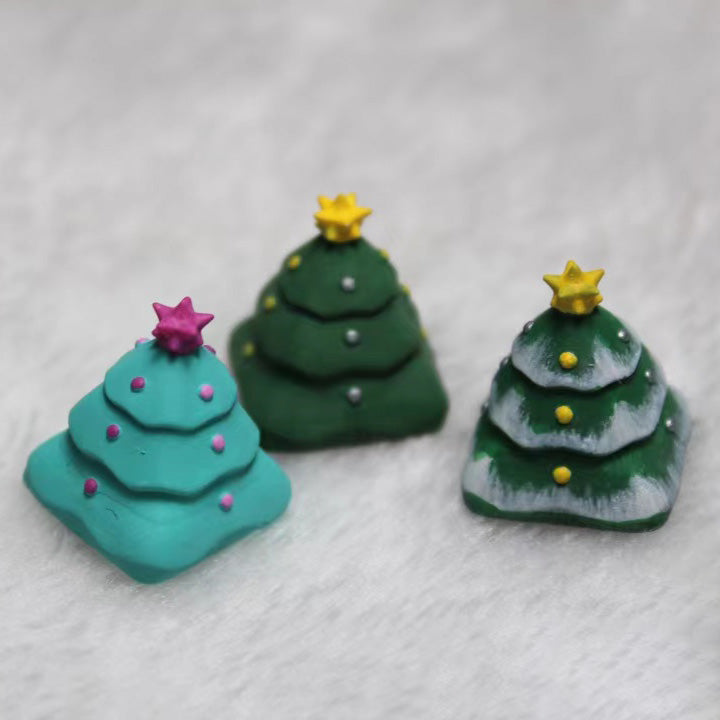 YUNZII Handmade Christmas Tree Keycaps