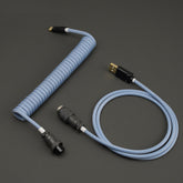 YUNZII Custom Coiled Aviator USB Cable Cord - Arctic