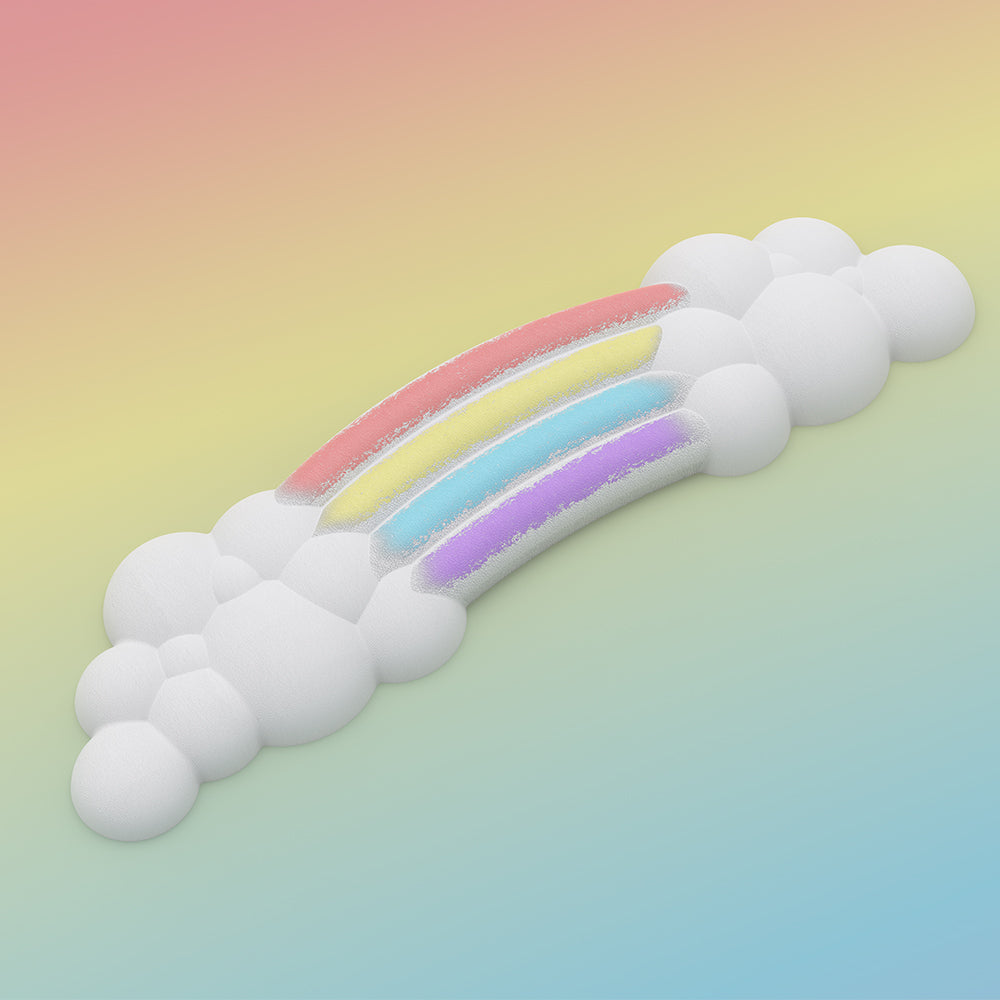 YUNZII Rainbow Cloud Keyboard Wrist Rest