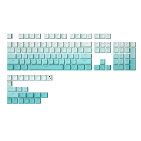 YUNZII Double Shot Gradient Keycap Set (127 Keys)- Ocean Blue