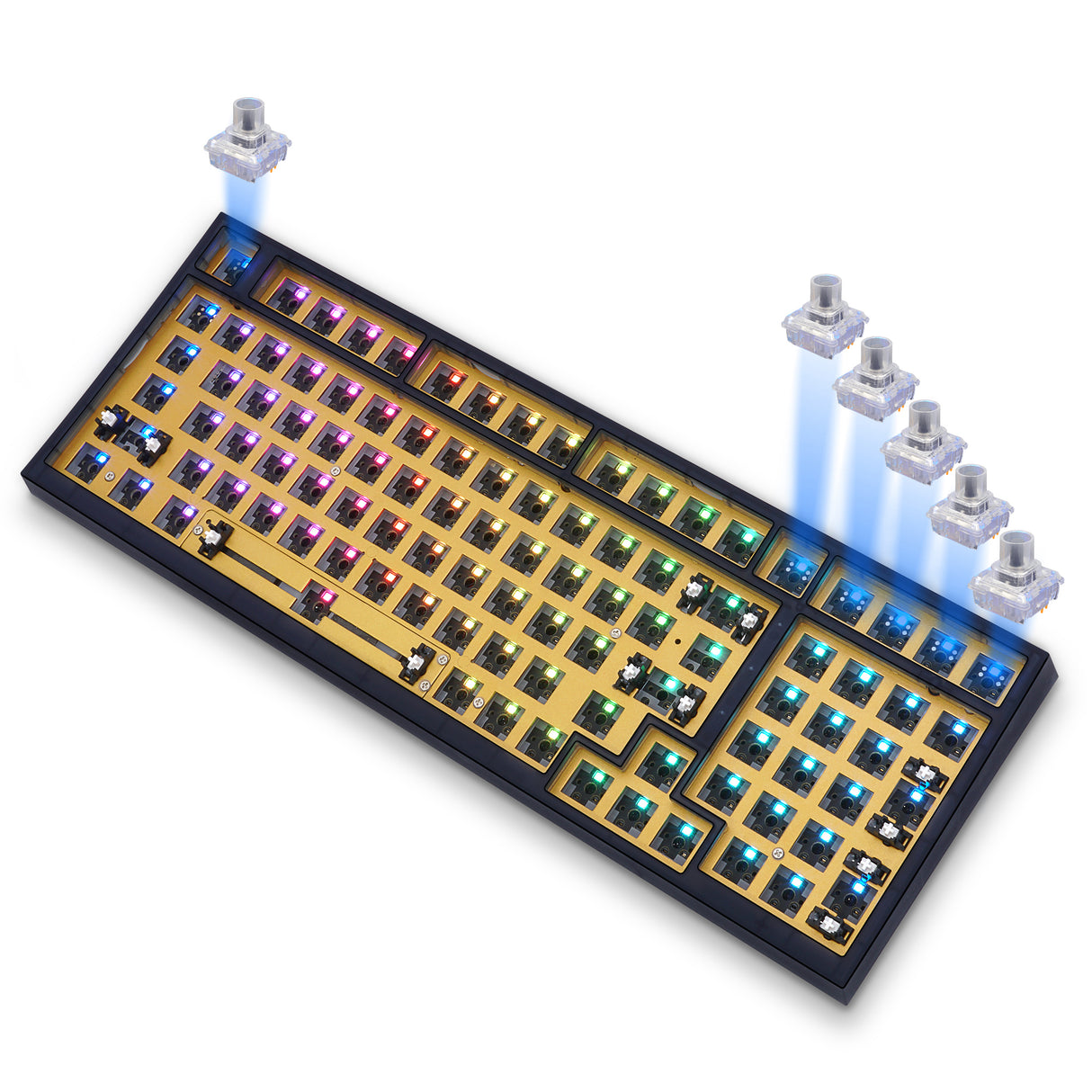 YUNZII GK980 Lite-Gasket Keyboard Kit with ABS Keyboard Case