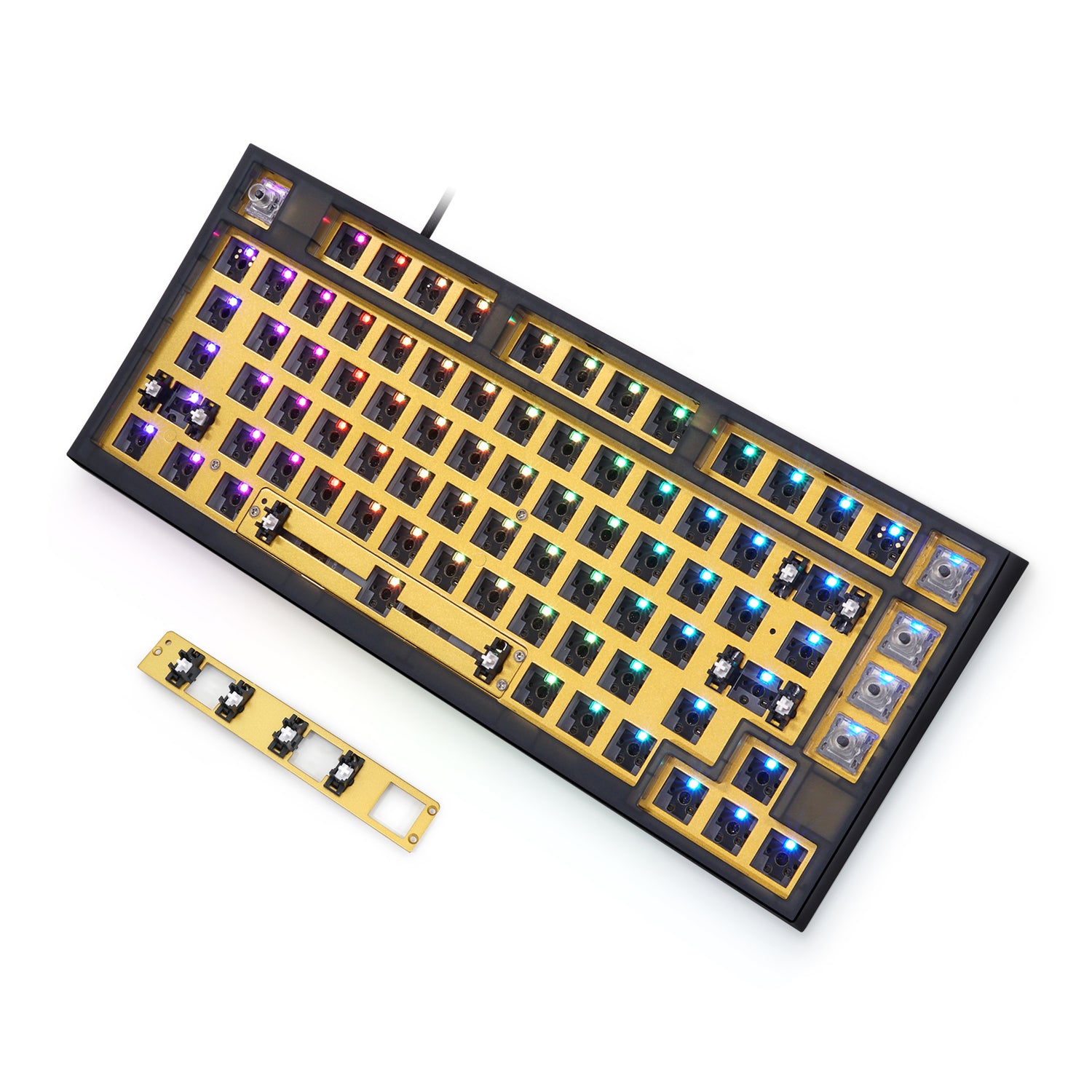 YUNZII GK75 LiteGasket Keyboard Kit with ABS Keyboard Case YUNZII