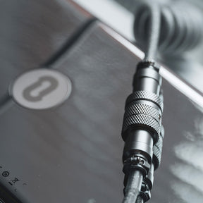 YUNZII Custom Coiled Aviator USB Cable - One Percent (1%)