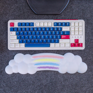 YUNZII Rainbow Cloud Keyboard Wrist Rest