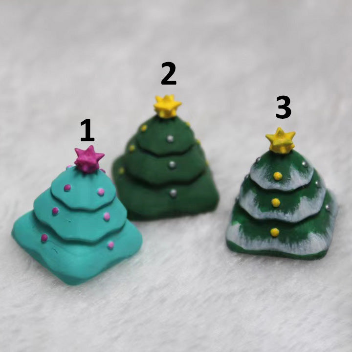 YUNZII Handmade Christmas Tree Keycaps