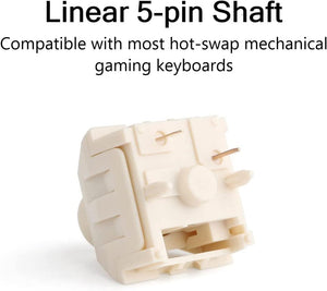 Kailh Box Cream Switch 5 pin Linear Shaft for Mechanical Gaming Keyboard (10-Pack)