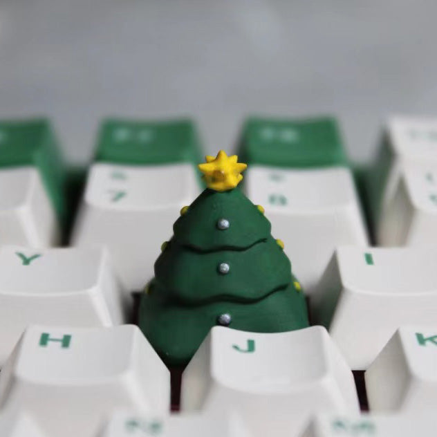 YUNZII Handmade Christmas Tree Keycaps