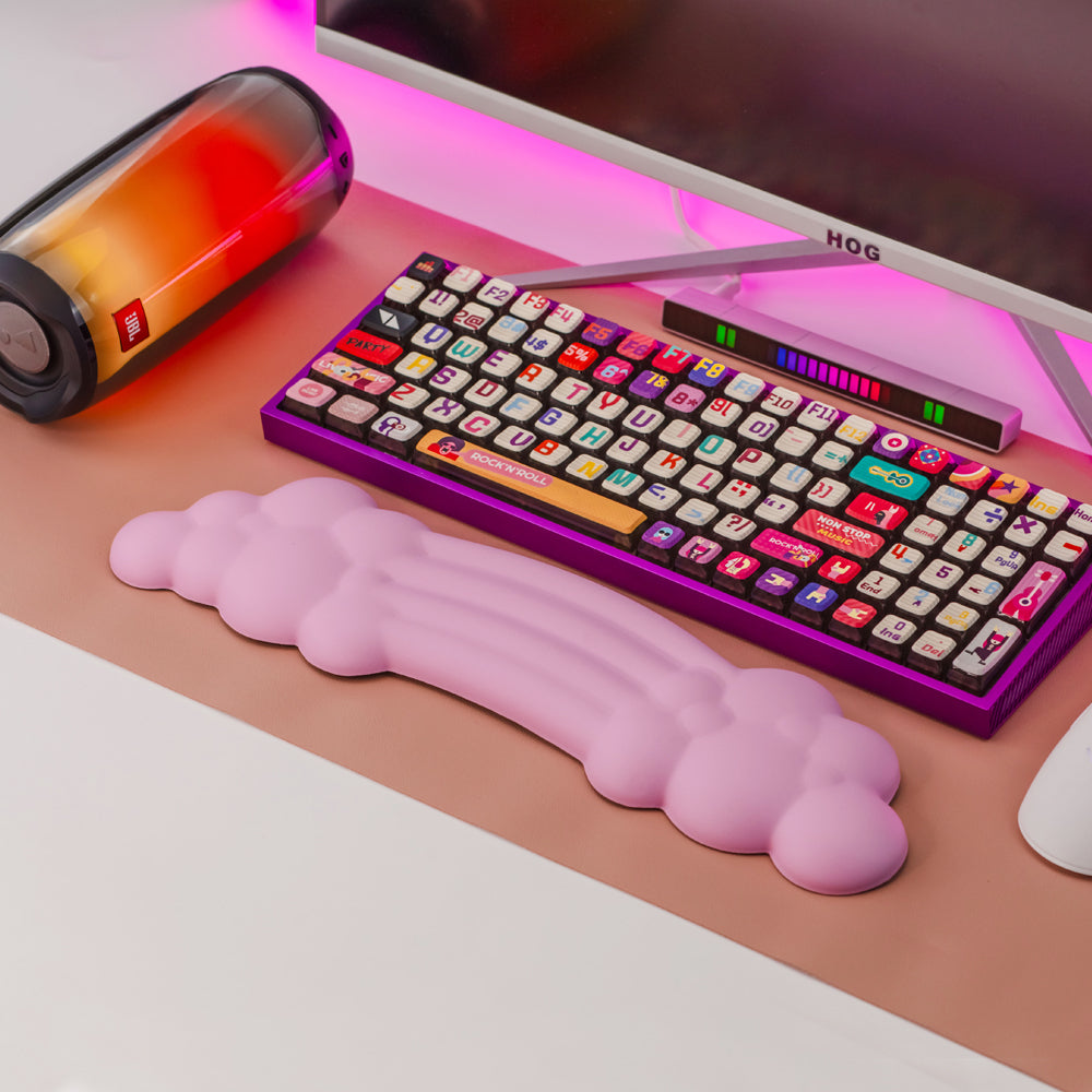 YUNZII Rainbow Cloud Keyboard Wrist Rest