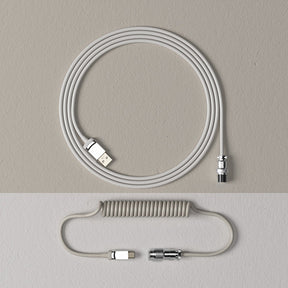 YUNZII Keynovo Coiled Keyboard Cable with Aviator USB Cable for Type-C Mechanical Gaming Keyboard