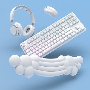 YUNZII Rainbow Cloud Keyboard Wrist Rest