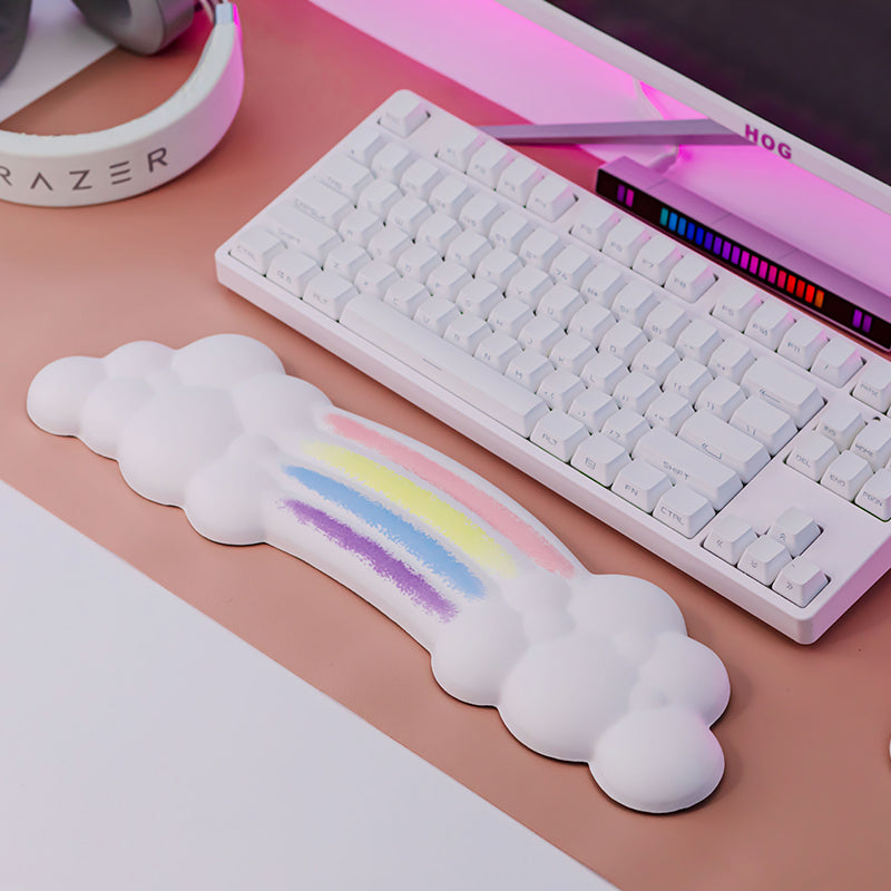 YUNZII Rainbow Cloud Keyboard Wrist Rest