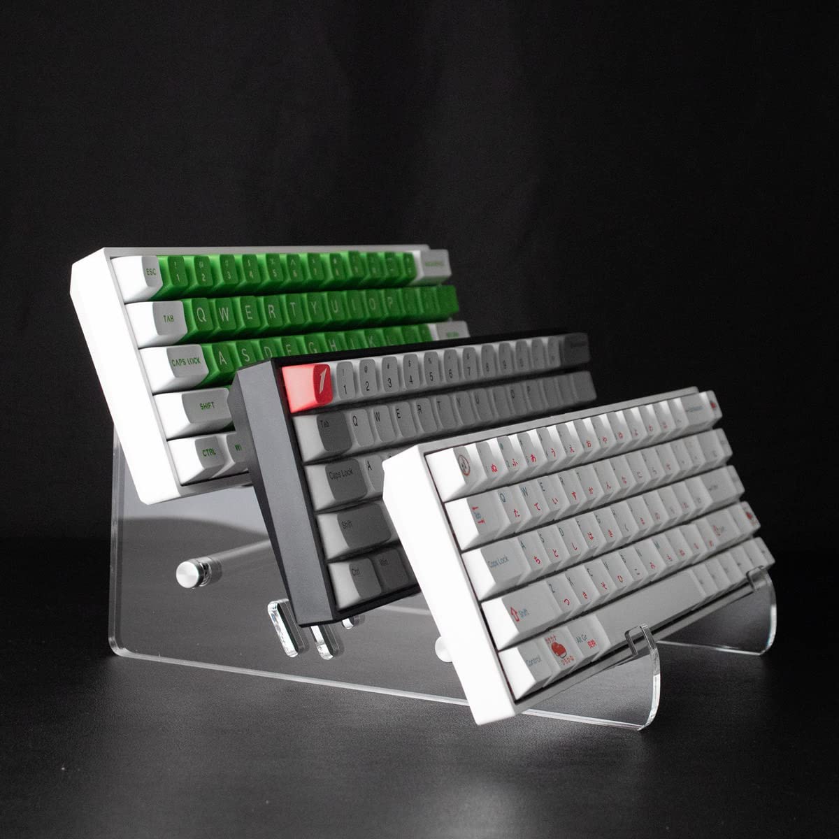 Acrylic Keyboard Mouse Storage Rack, Gaming Keyboard Plate Frame