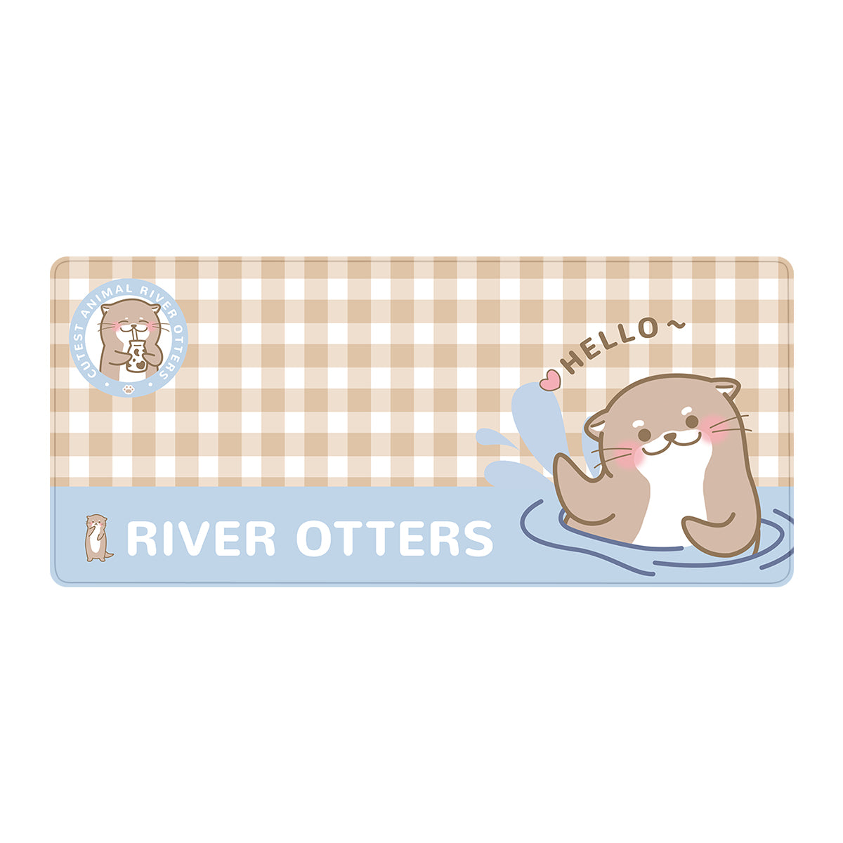 YUNZII Keynovo Mouse Mat Desk Pad- Otter