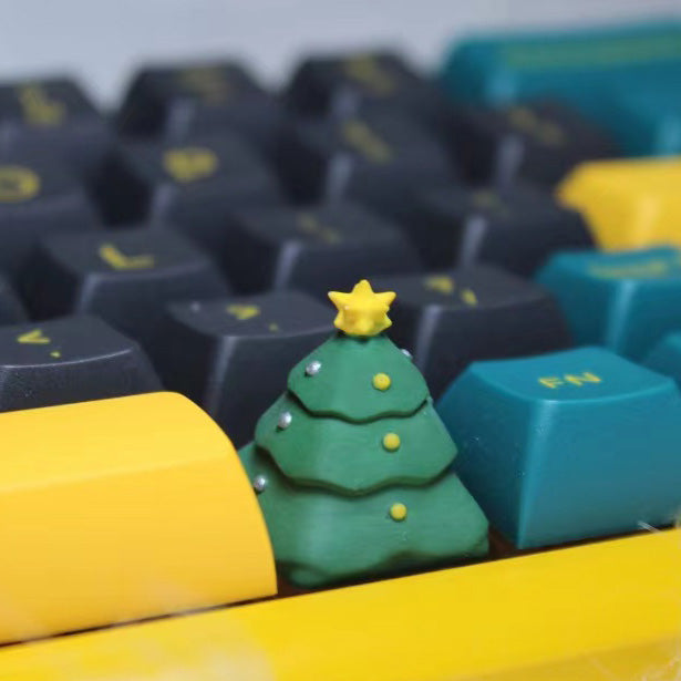YUNZII Handmade Christmas Tree Keycaps