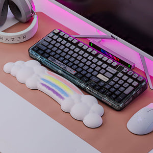 YUNZII Rainbow Cloud Keyboard Wrist Rest