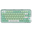 YUNZII CK75 Wireless Transparent Gasket Mechanical Keyboard-Polar Bear