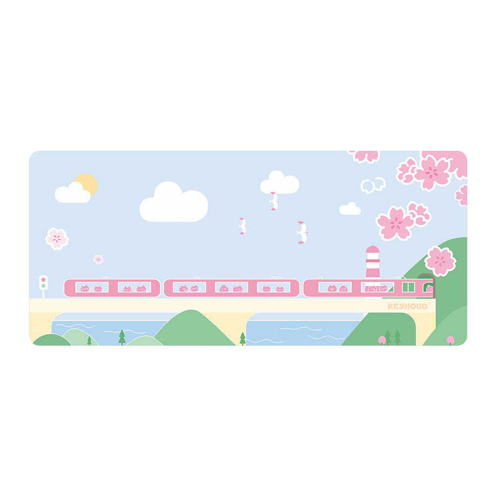 YUNZII Sakura Kitty KSA Profile Keycap Set