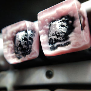 YUNZII Sakura Blossom Snow Mountain Keycaps