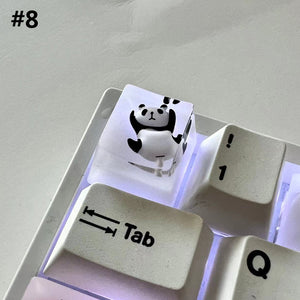 YUNZII Panda Handmade Artisan Keycap