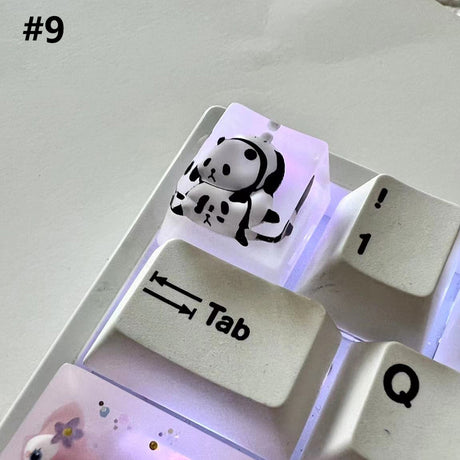 YUNZII Panda Handmade Artisan Keycap