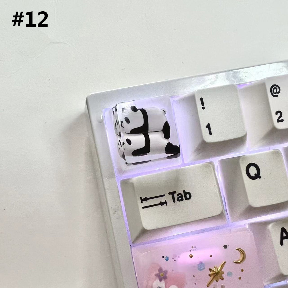 YUNZII Panda Handmade Artisan Keycap