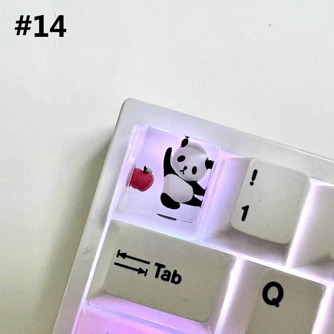 YUNZII Panda Handmade Artisan Keycap